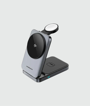 Powerology Qi2 Fast Charging Multi-Device Hub - Black